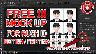 Rush Id Printing Photoshop Easy Mock up Tutorial