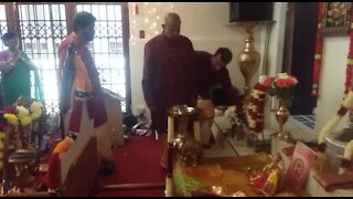 SOUTH AFRICA - Cape Town - Sri Siva Aalayam 40th Anniversary celebrations and sod turning in Athlone (cell phones videos) (oAW)