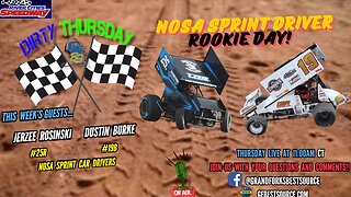 RCS Dirty Thursday - "NOSA Rookie Day" #25R Jerzee Rosinski & #19B Dustin Burke