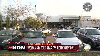Woman stabbed near Fashion Valley mall