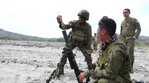 Combined Mortar Training Exercise - Salaknib 2022