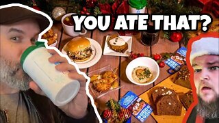 Eating A lot of Food at SeaWorld's Christmas Celebration | Gross or Good?