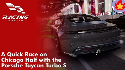 A Quick Race on Chicago Half with the Porsche Taycan Turbo S | Racing Master