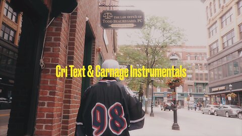 Cri Text & Carnage Instrumentals - So Mill City [Official Music Video] {2023 Lowell, MA Hip Hop/Rap}