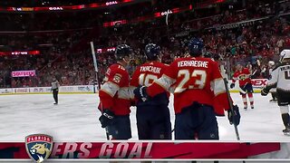 ARI@FLA: Tkachuk scores goal against Karel Vejmelka