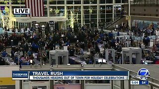 Denver International Airport expected to break holiday travel records this week