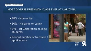 UArizona: Newest class of students will be most 'diverse class ever'