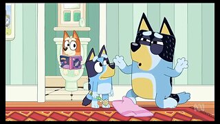 The wee just runs all over them | Bluey