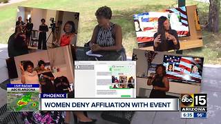 Women deny affiliation with event some say is a scam