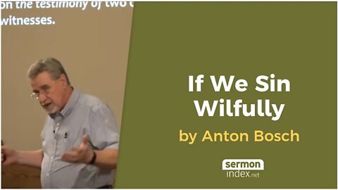 If We Sin Wilfully by Anton Bosch