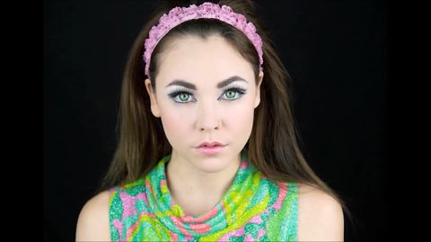 1960's inspired makeup tutorial with modern twist