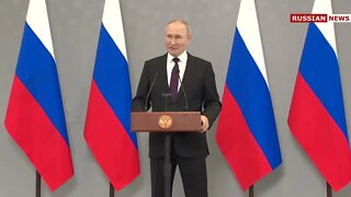 President Putin answering questions