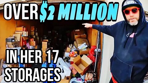 Over $2 million in her 17 Storage Wars The shopping addict $7,000 storage pt3