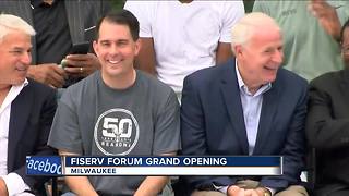 Bucks fans tour Fiserv Forum for the first time