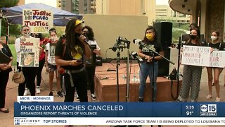 Phoenix marches canceled due to threats