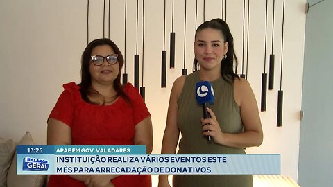 APAE em Gov. Valadares: Instituição Realiza vários Eventos este Mês para Arrecadação de Donativos.