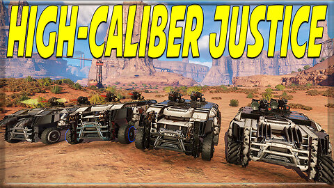 High-Caliber Justice: Minigun-Packing Police Crew Takes on Crossout