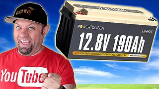 12V 190AH LifePO4 PowerQueen Battery Test and Results