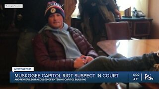 Muskogee Capitol riot suspect appears in court