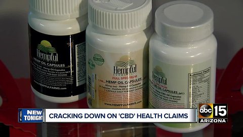 Cracking down on CBD heath claims