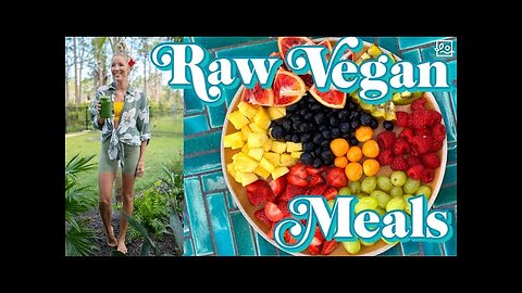 🌈 What I Ate Today, Raw Vegan Meals to Reset & Refresh for Spring (3 Easy Recipes)!