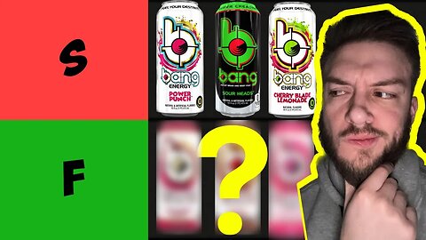 BEST BANG Energy Drink Flavor Tier List
