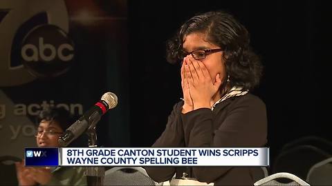 Metro Detroit 8th grader advances to Scripps Spelling Bee