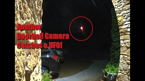 Another Doorbell Camera Catches a UFO | Enhancement