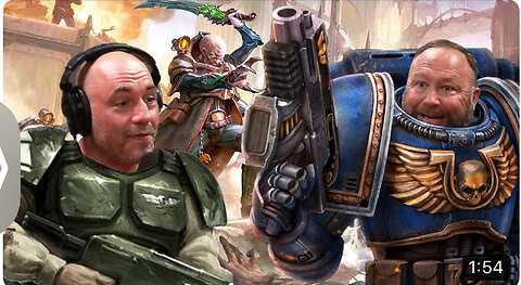 Primarch Alex Jones , explaines genestealer cults to Guardsman Joe 🧬 👽