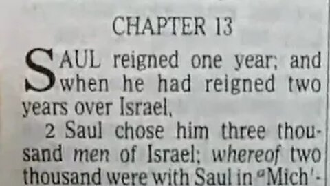 1 Samuel: Chapters 13-14