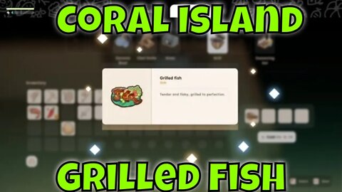 Coral Island How to Cook Grilled Fish