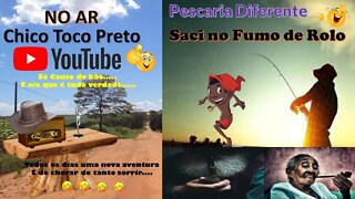 Casos Chico Toco Preto em uma Pescaria Diferente pegando Saci no Fumo de Rolo...kkk... Tem Coragem ?