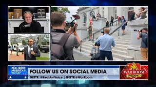 Chris Carter Reports on Protesters in DC Triggered by Trump's Speech