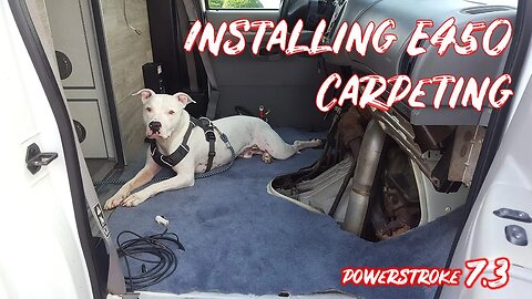 Ambulance RV Cab Carpet Install | Build Out of The Campulance