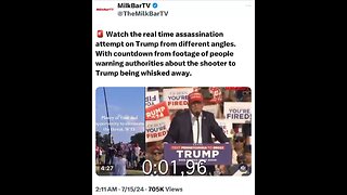 This clip lays out the timeline between when rally attendees spotted the shooter.