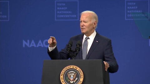 Biden In Vegas Shouts At The NAACP, Battles The Teleprompter, And Praises The BLM Riots