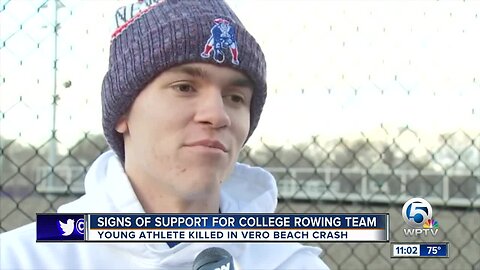 Friends mourn Holy Cross rower killed in Vero Beach crash