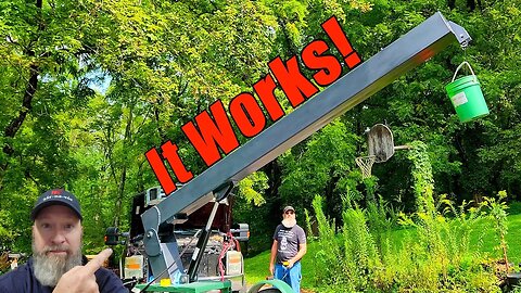 Turning a Boat Trailer into a Mobile Hydraulic Boom Crane: DIY Adventure! - Part 11 @UncleTimsFarm