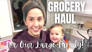 Huge Grocery Haul | Prepper Pantry Grocery Haul | Large Family Grocery Haul (Mom of 5)