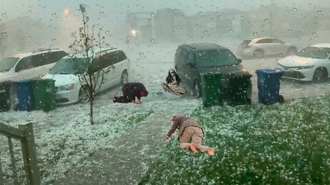 The hail does not stop! France is terrified!