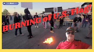 Communist Scumbags Burn American Flags Outside Jason Aldean Concert