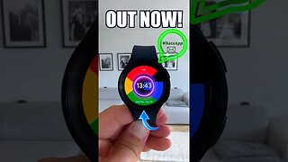 Real WhatsApp is HERE! 🔥 (Galaxy Watch 4/5) #shorts