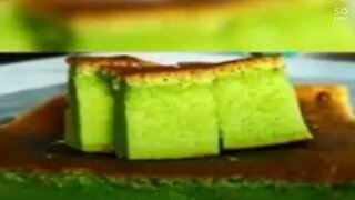 Kek Chiffon Pandan Moist Lembut Gebu