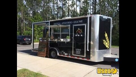 2016 - 7' x 18' Wood Fired Pizza Concession Trailer | Mobile Pizza Unit with Porch for Sale
