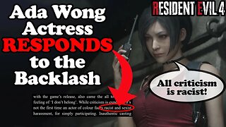 Ada Wong Actress Calls Her Own Character SEXIST and RACIST? Resident Evil 4 Remake Controversy!