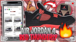 *IS KICKMAX.RU LEGIT?* UNBOXING AIR JORDAN 4 RETRO RED THUNDER | REVIEW + ON FEET⚡ (INSANE QUALITY)