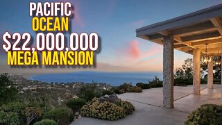 Visiting $22,000,000 Pacific Ocean Mega Mansion California