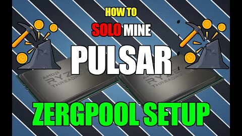 How To SOLO Mine PULSAR | CPU MINING