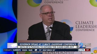Governor Hogan discusses climate leadership