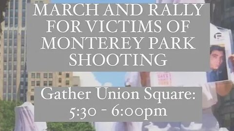 The #MontereyPark Rally Union Square to Kim Lau Park 1/23/23 hosted by @GAGnoguns @MomsDemand